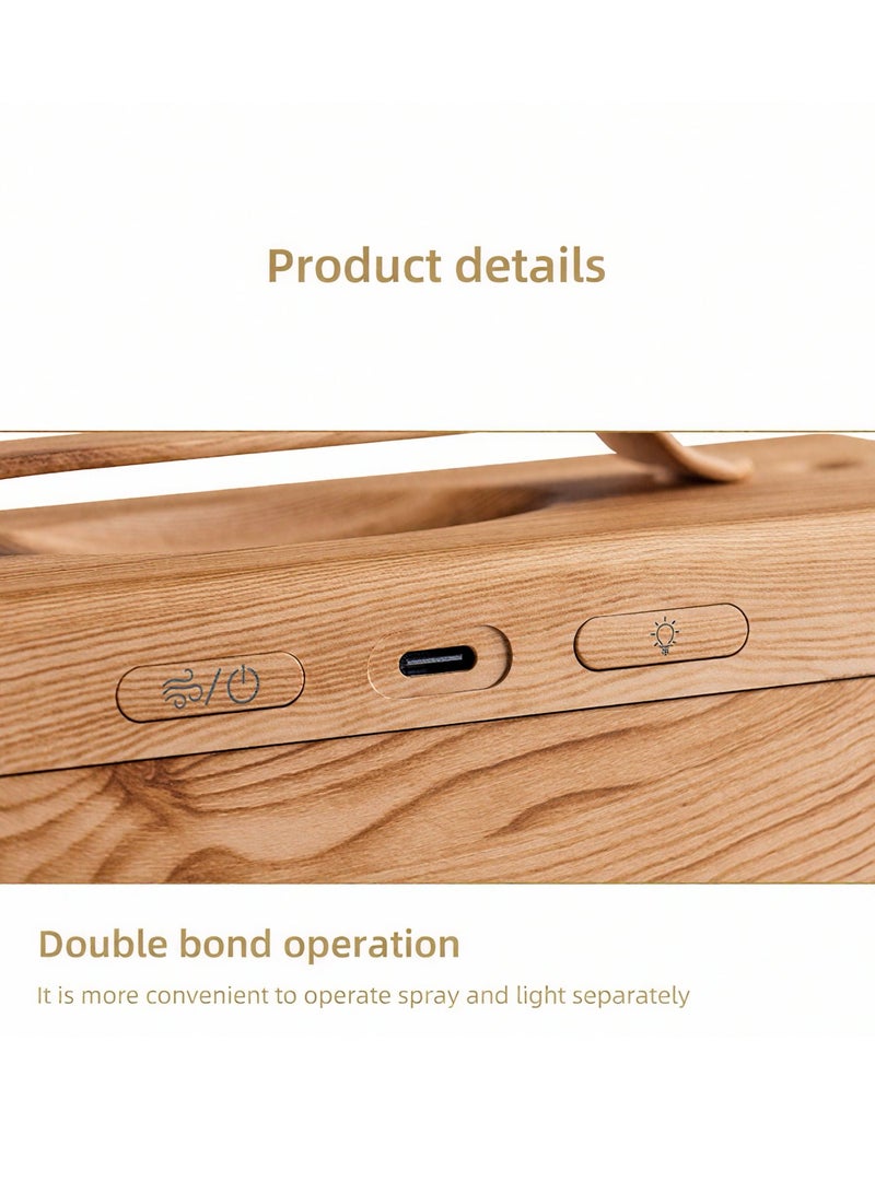 Essential Oil Diffuser & Dual Spray Humidifier- 2 Mist Modes & 3 Night Light Modes Large Capacity Aroma Diffuser for Home - Image 5
